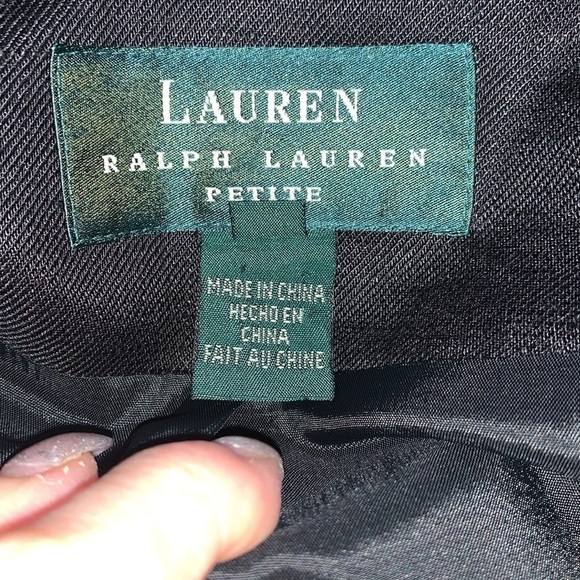 Ralph Lauren black linen, knee-high jacket - Picture 10 of 16